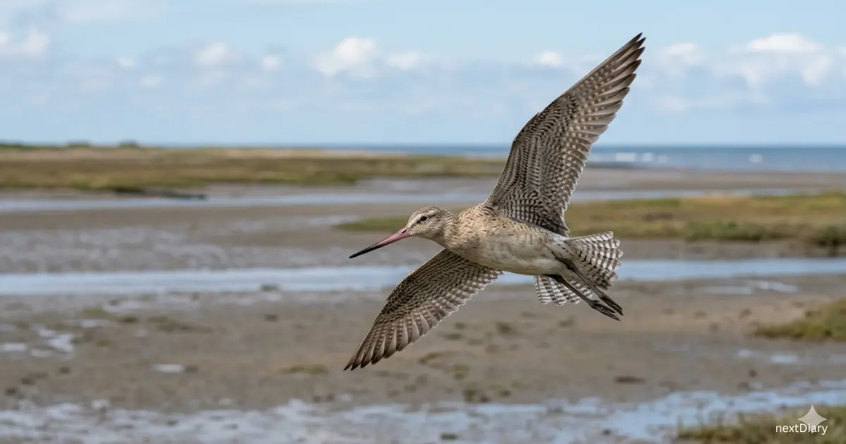 Bar-tailed godwit’s epic flight